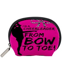 Bow To Toe Cheer Accessory Pouch (small) by artworkshop