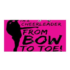 Bow To Toe Cheer Satin Wrap 35  X 70  by artworkshop