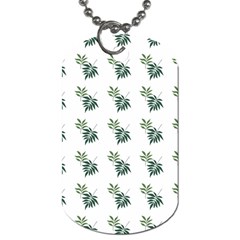 Tropical Dog Tag (two Sides)