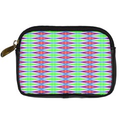 Electro Stripe Digital Camera Leather Case by Thespacecampers