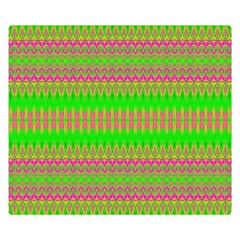 Neon Hopes Double Sided Flano Blanket (small)  by Thespacecampers