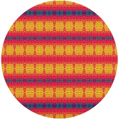 Tranquil Peaches Uv Print Round Tile Coaster by Thespacecampers