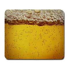 Beer-bubbles-jeremy-hudson Large Mousepads by nate14shop
