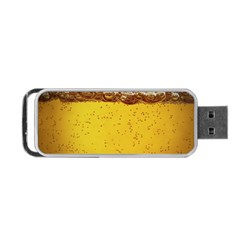 Beer-bubbles-jeremy-hudson Portable Usb Flash (one Side) by nate14shop