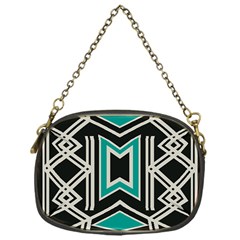 Abstract Pattern Geometric Backgrounds  Chain Purse (one Side) by Eskimos