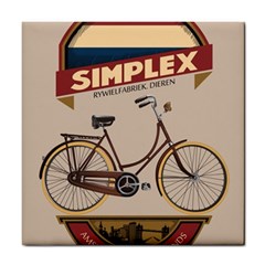 Simplex Bike 001 Design By Trijava Tile Coaster by nate14shop
