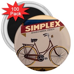 Simplex Bike 001 Design By Trijava 3  Magnets (100 Pack) by nate14shop