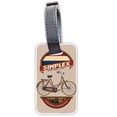 Simplex Bike 001 Design By Trijava Luggage Tag (two Sides) by nate14shop