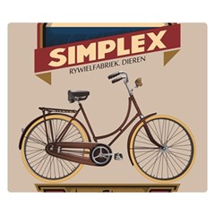 Simplex Bike 001 Design By Trijava Double Sided Flano Blanket (small)  by nate14shop