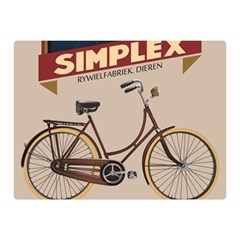 Simplex Bike 001 Design By Trijava Double Sided Flano Blanket (mini)  by nate14shop
