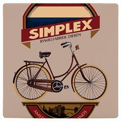 Simplex Bike 001 Design By Trijava Uv Print Square Tile Coaster  by nate14shop