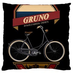 Gruno Bike 002 By Trijava Printing Large Flano Cushion Case (one Side) by nate14shop