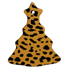 Animal Print - Leopard Jaguar Dots Ornament (christmas Tree)  by ConteMonfrey
