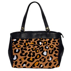 Leopard Jaguar Dots Oversize Office Handbag by ConteMonfrey