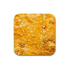 Water Rubber Square Coaster (4 Pack) by artworkshop