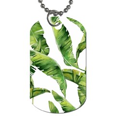 Sheets Tropical Plant Palm Summer Exotic Dog Tag (two Sides) by artworkshop