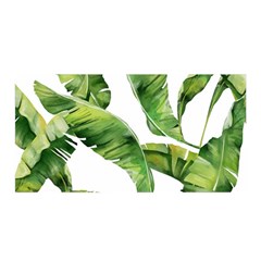 Sheets Tropical Plant Palm Summer Exotic Satin Wrap 35  X 70  by artworkshop
