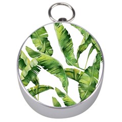 Sheets Tropical Plant Palm Summer Exotic Silver Compasses by artworkshop