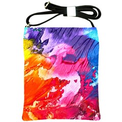 Colorful Painting Shoulder Sling Bag by artworkshop