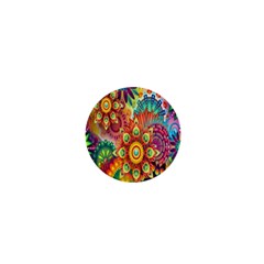 Mandalas Colorful Abstract Ornamental 1  Mini Magnets by artworkshop