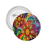 Mandalas Colorful Abstract Ornamental 2.25  Buttons