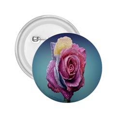 Rose Flower Love Romance Beautiful 2 25  Buttons by artworkshop