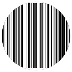 Barcode Pattern Round Trivet by Sapixe