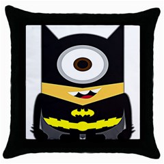 Batman Throw Pillow Case (black) by nate14shop