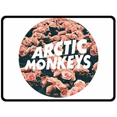 Arctic Monkeys Colorful Double Sided Fleece Blanket (large)  by nate14shop