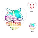 Check Meowt Playing Cards Single Design (Heart)