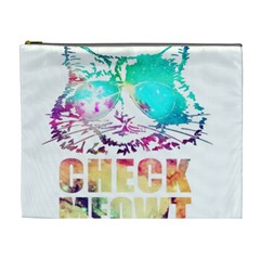 Check Meowt Cosmetic Bag (xl) by nate14shop