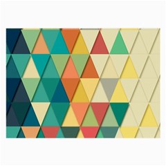 Geometric Large Glasses Cloth (2 Sides) by nate14shop
