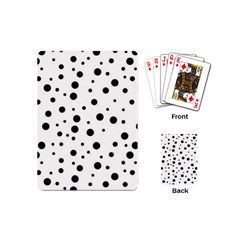 Motif-polkadot-001 Playing Cards Single Design (mini) by nate14shop