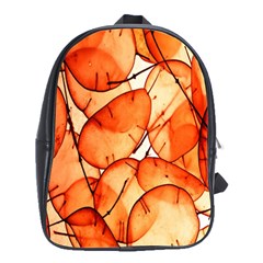 Orange School Bag (large)