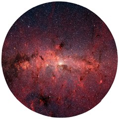Milky-way-galaksi Wooden Puzzle Round