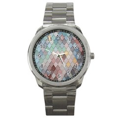 Tiles-shapes Sport Metal Watch by nate14shop