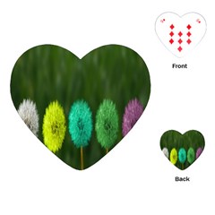 Dandelions Playing Cards Single Design (heart) by nate14shop