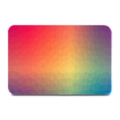 Colorful Rainbow Plate Mats by artworkshop