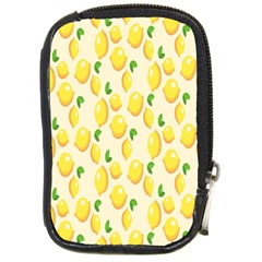 Lemon Compact Camera Leather Case by artworkshop