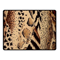 Animal-pattern-design-print-texture Double Sided Fleece Blanket (small)  by nate14shop