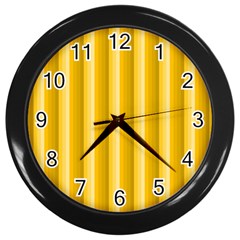 Autumn Wall Clock (black) by nate14shop