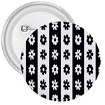 Black-and-white-flower-pattern-by-zebra-stripes-seamless-floral-for-printing-wall-textile-free-vecto 3  Buttons