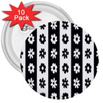 Black-and-white-flower-pattern-by-zebra-stripes-seamless-floral-for-printing-wall-textile-free-vecto 3  Buttons (10 pack) 