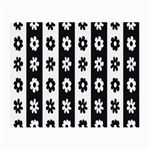 Black-and-white-flower-pattern-by-zebra-stripes-seamless-floral-for-printing-wall-textile-free-vecto Small Glasses Cloth