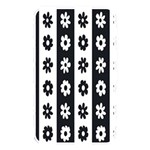 Black-and-white-flower-pattern-by-zebra-stripes-seamless-floral-for-printing-wall-textile-free-vecto Memory Card Reader (Rectangular)