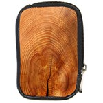 Annual Rings Tree Wood Compact Camera Leather Case