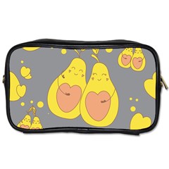 Avocado-yellow Toiletries Bag (one Side) by nate14shop