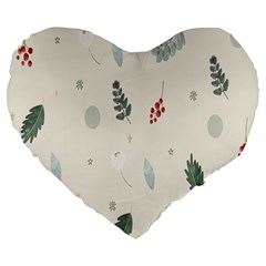 Background-gry Abstrac Large 19  Premium Flano Heart Shape Cushions by nate14shop