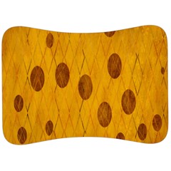 Mustard Velour Seat Head Rest Cushion by nate14shop