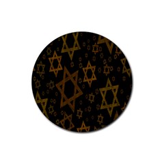 Star-of-david Rubber Coaster (round) by nate14shop